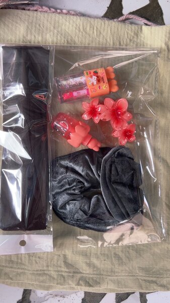Set d'accessoires colorés pour cheveux