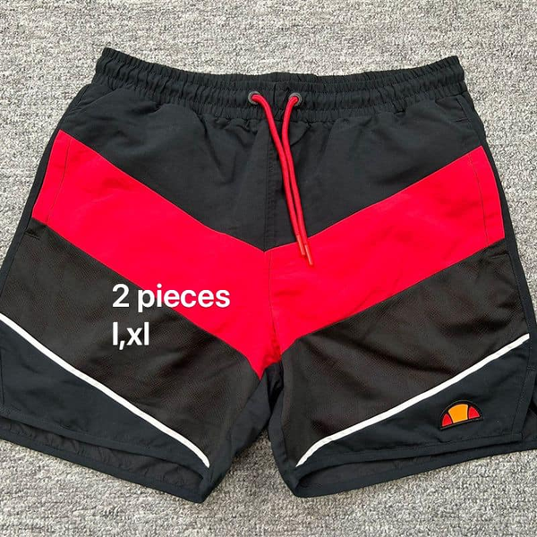 Short noir rouge