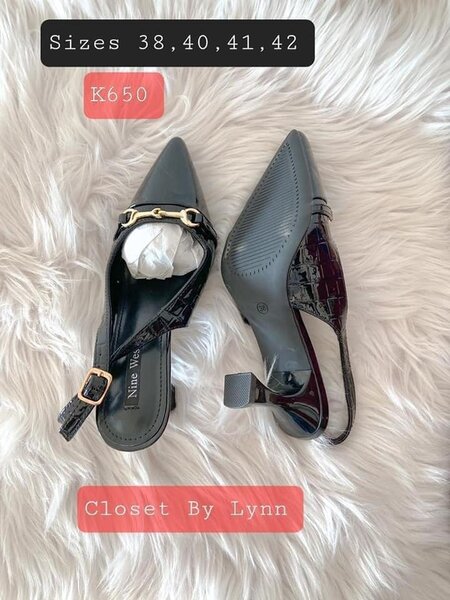 black sandals
