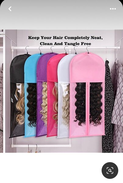 Wig storage bag