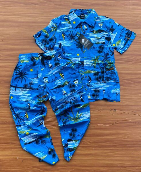 Kids 2 Pieces Summer Wear Top & Down - Multicolor