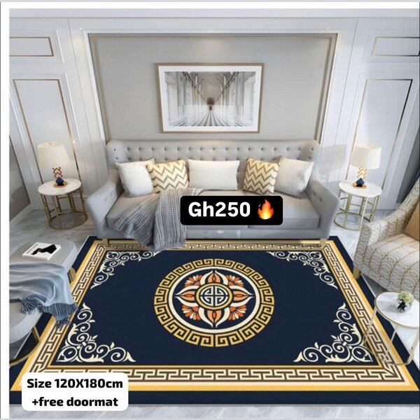 Beautiful and soft patterned carpet