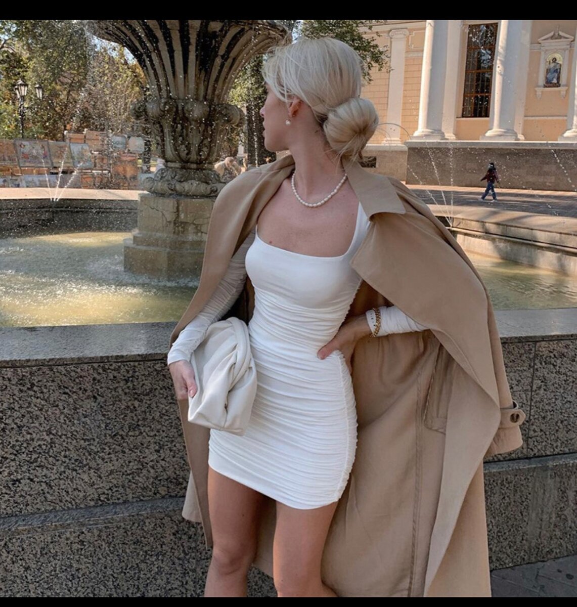 Women sexy square neck long sleeve bodycon dress