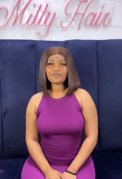 wig brunette short