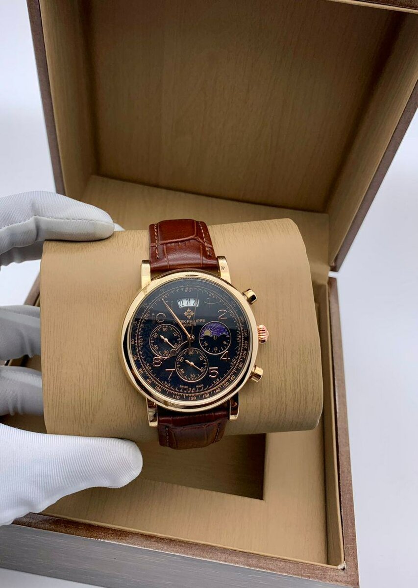 Montre homme en cuir élégant