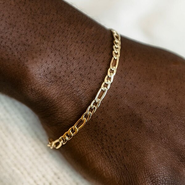 Bracelet chaîne en or élégant