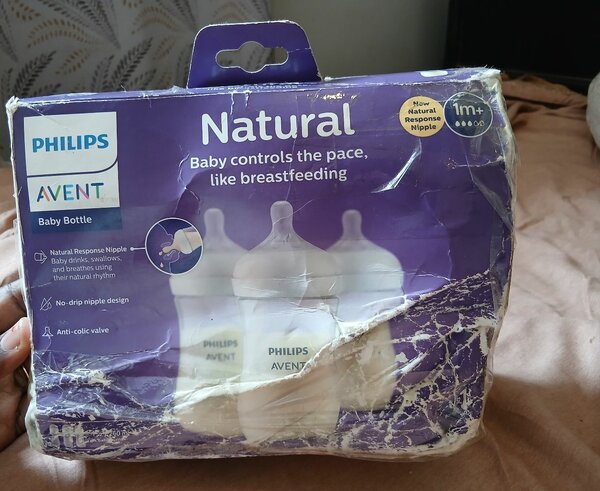 3PK PHILIPS AVENT NATURAL FEEDING BOTTLE SET