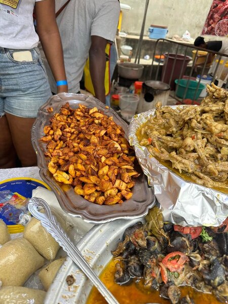 Alloco Gésier patte de poulet