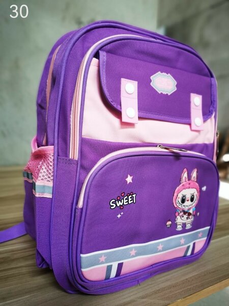 Cute Kids Backpack Purple