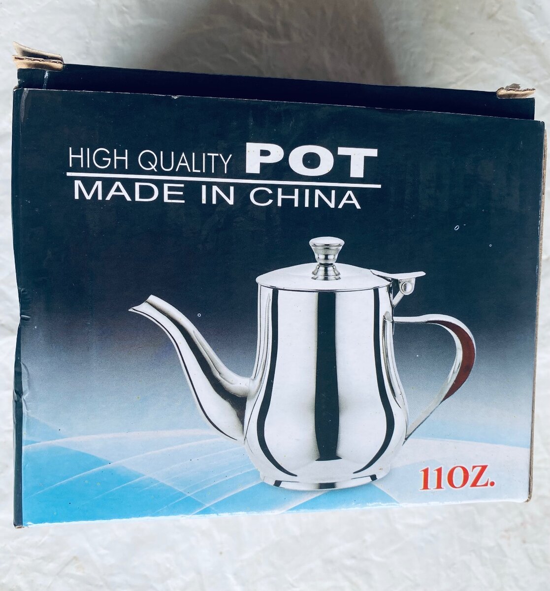 Théière en acier inoxydable 110oz