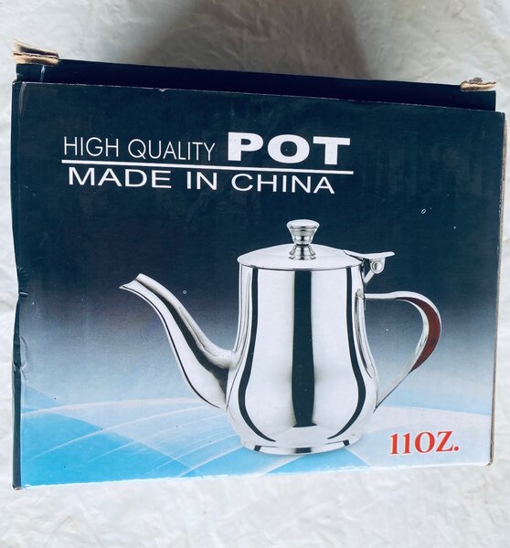 Théière en acier inoxydable 110oz