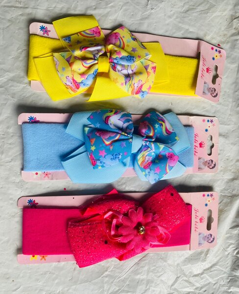 Bandeaux colorés pour filles