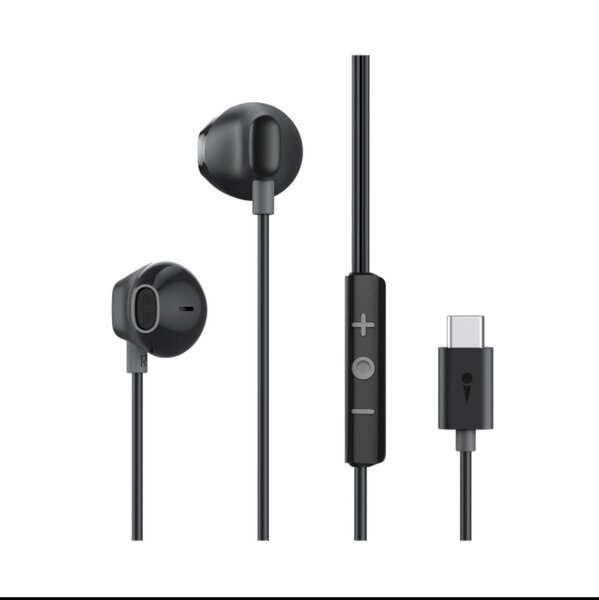 Oraimo Halo Airy Type-C Half In-ear Wired Headphones