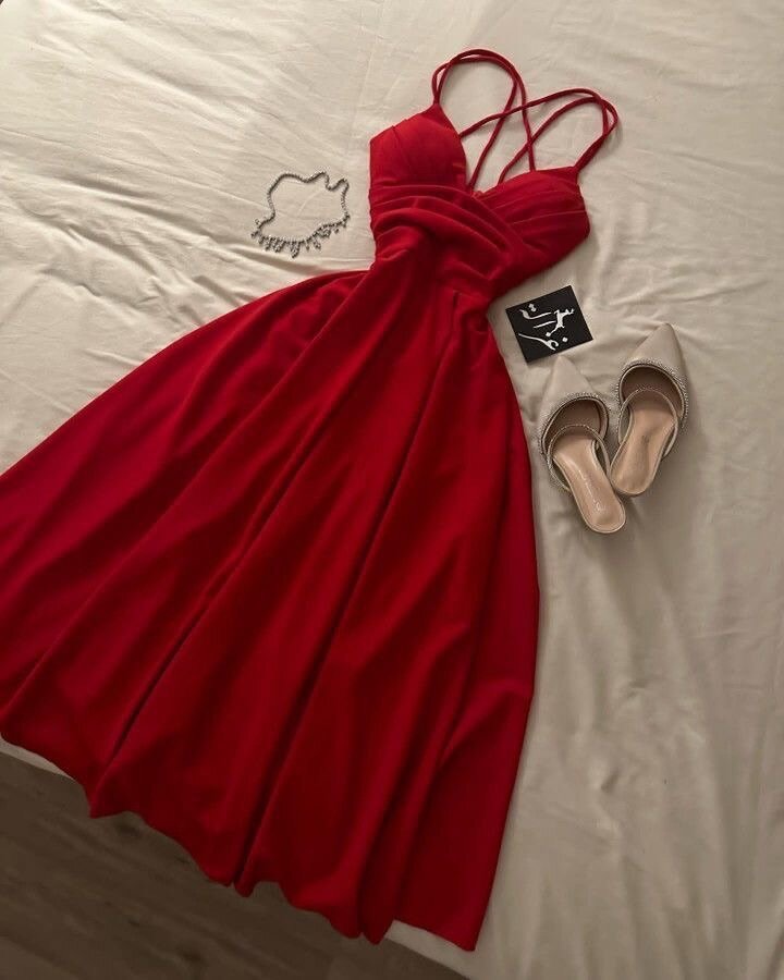 Woman outfits long dress