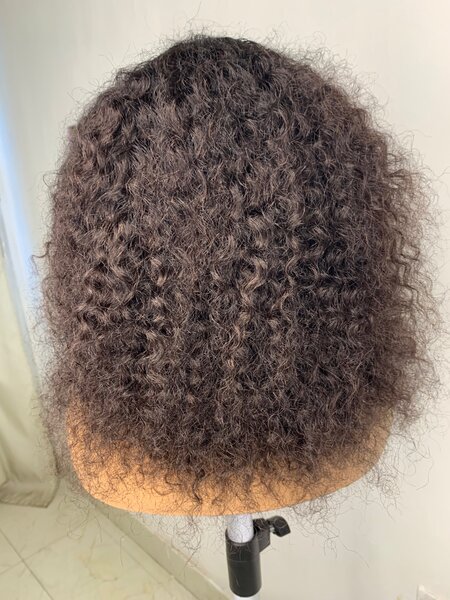 Frontal pixie curl