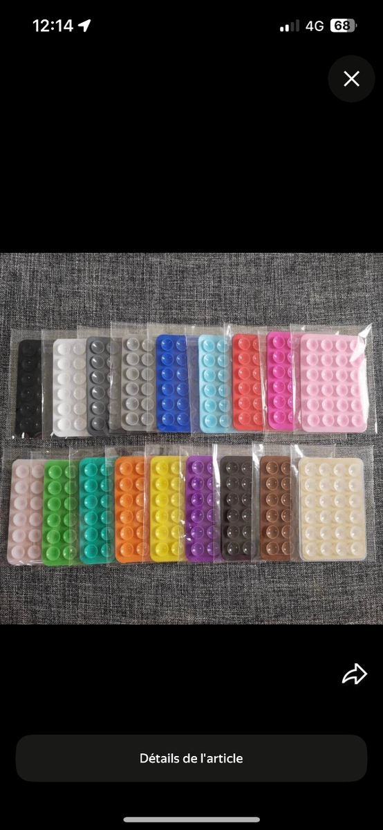 Autocollants antidérapants colorés