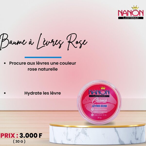 BAUME À LÈVRES ROSE