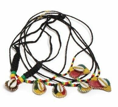 Collier Ethnique Coquillage Rasta