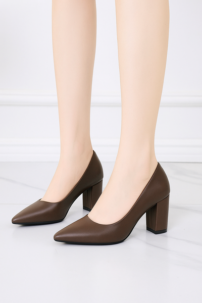 Escarpins Marron Élégants