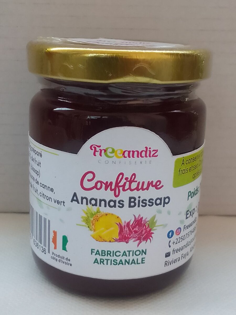 CONFITUTE  ananas-bissap
