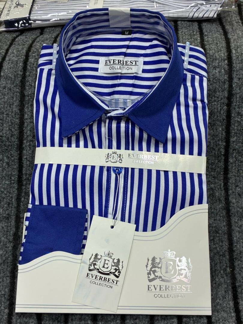 Chemise Rayée Homme Élégante
