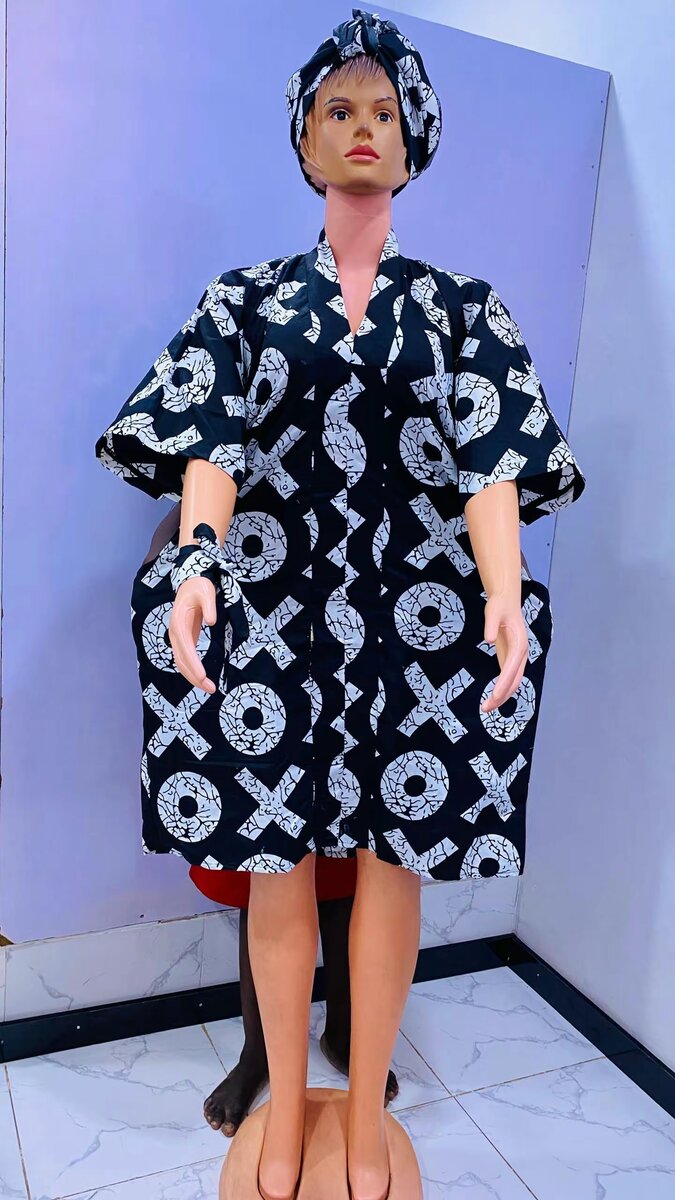Short Ankara bubu