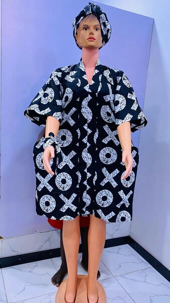 Short Ankara bubu