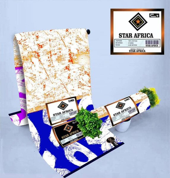 Tissu en wax Star Africa