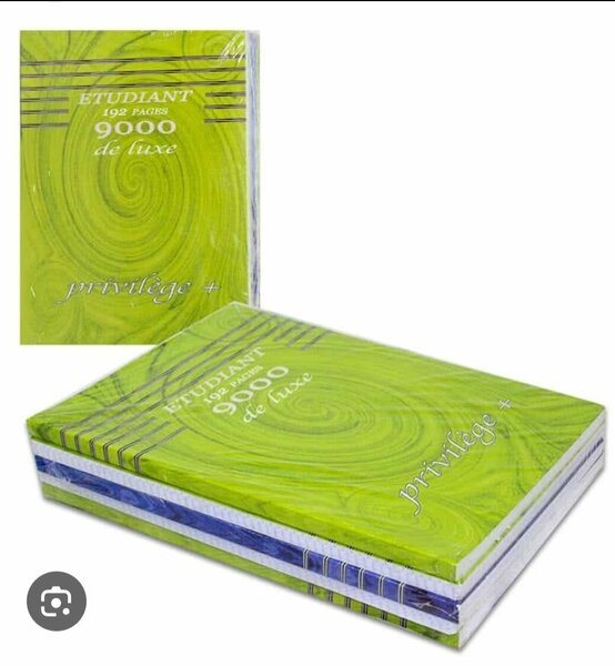 Cahier Étudiant 192 Pages ×5
