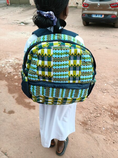 Sac à dos imprimé ethnique