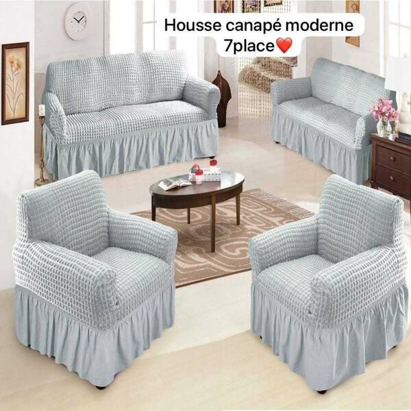 Couvre-Canapé Brun Élégant