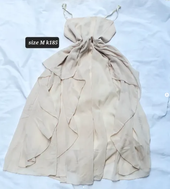 beige dress