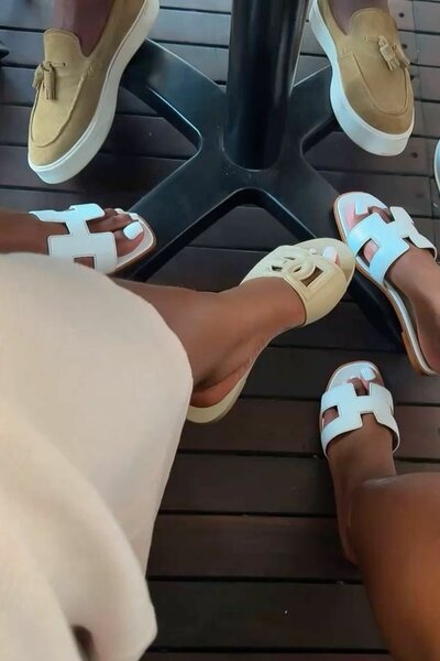 Sandales élégantes en cuir