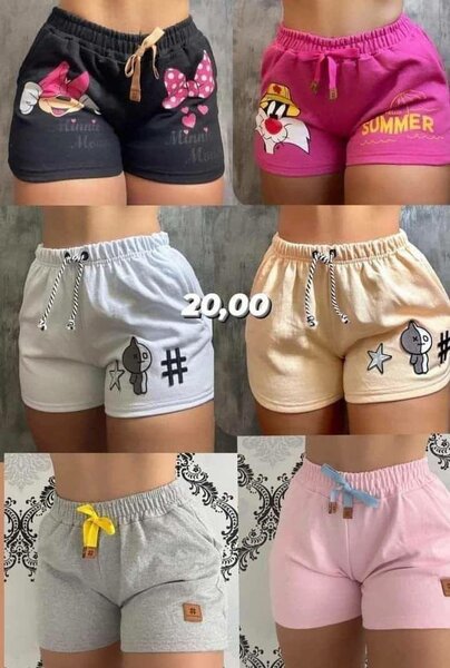 Shorts confortables en coton