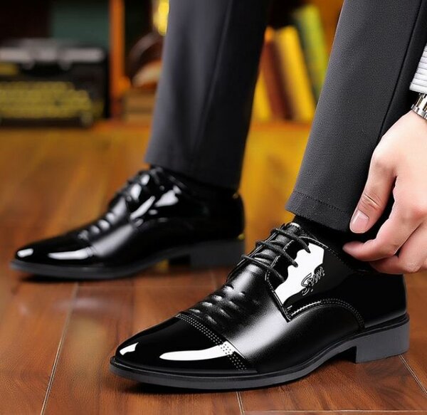 Men's leather Shoes Large  Siz