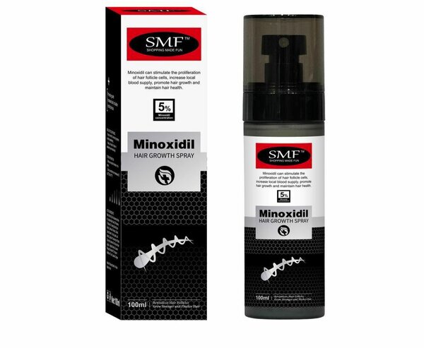 S M hair growth spray for baldness, hair and beard