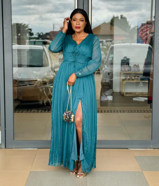 Turquoise dress