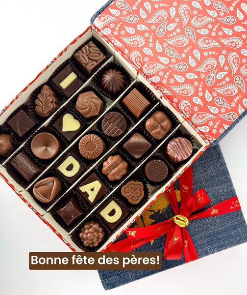 Coffret Chocolats Fête des Pères