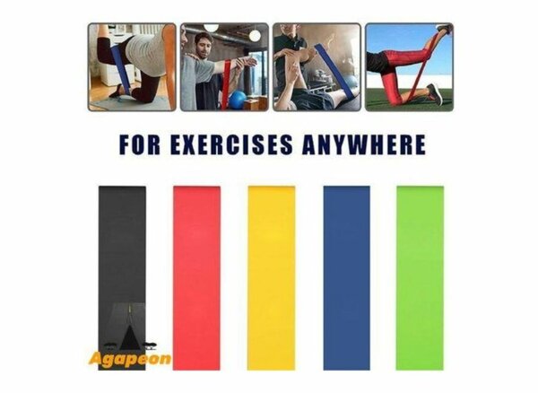 Bandes de résistance fitness en latex