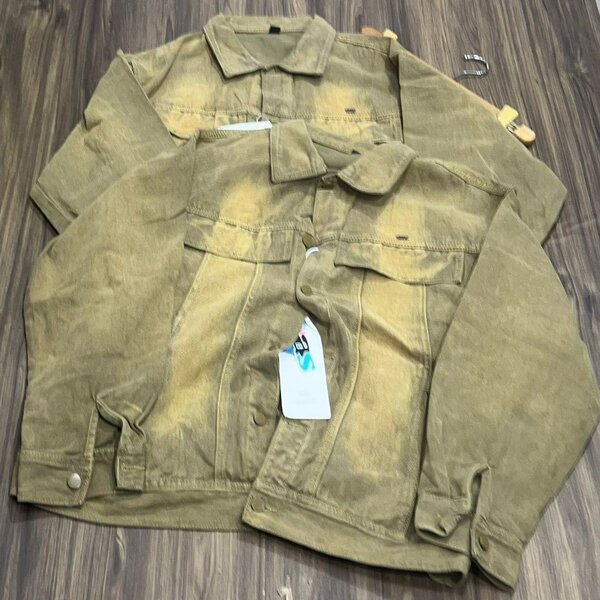 Solid Jeans Jacket