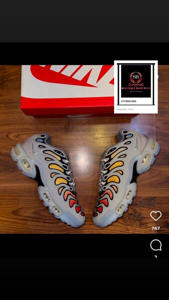 Basket Nike tn drift authentique avec sa boîte