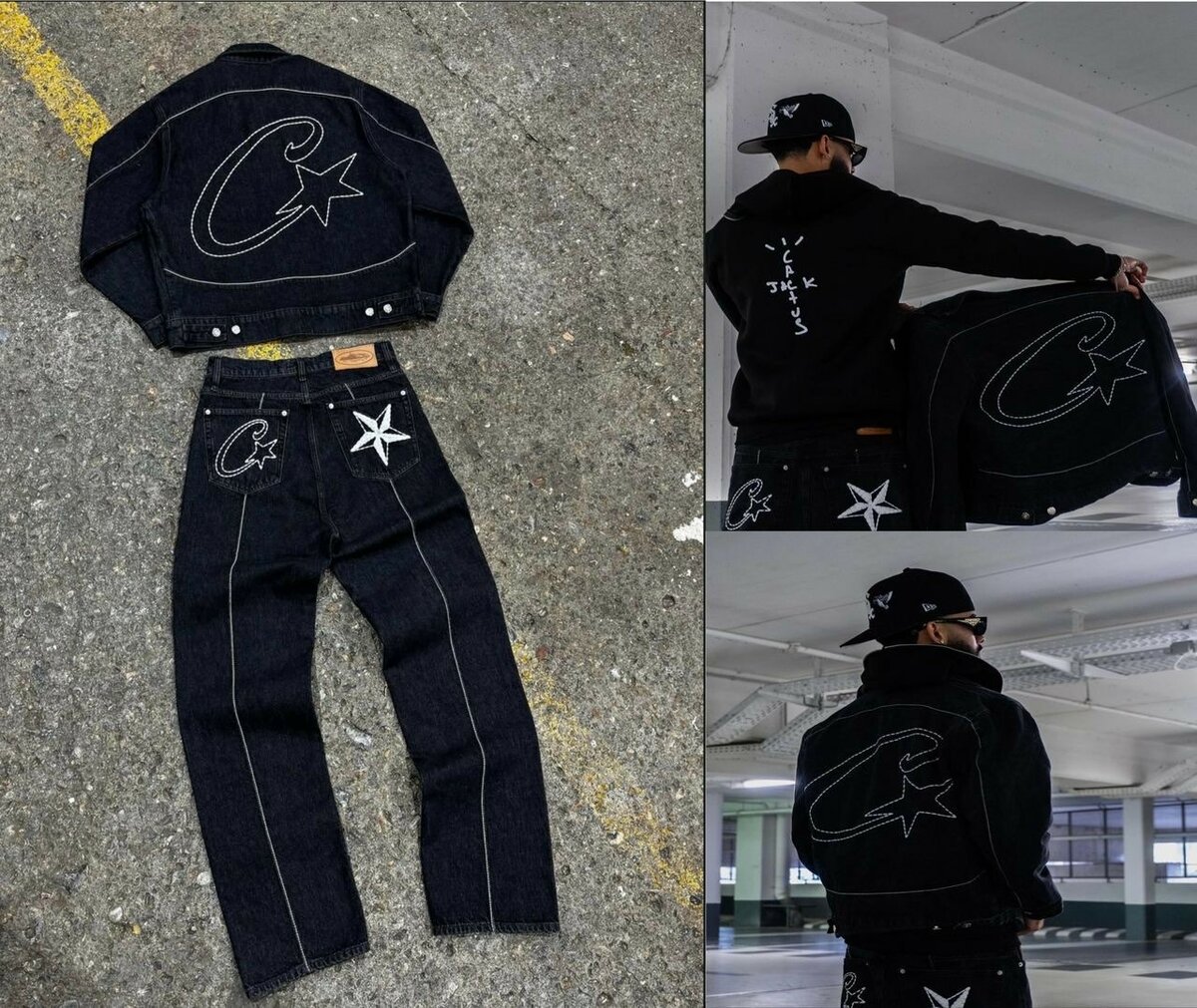 Corteiz denim suits