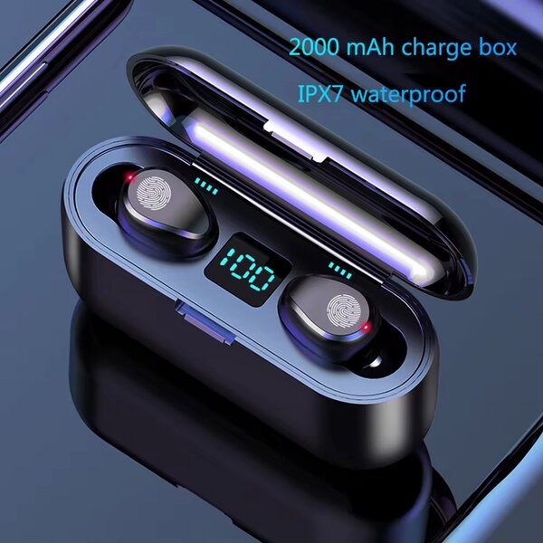 Écouteurs Bluetooth F9 Étanches