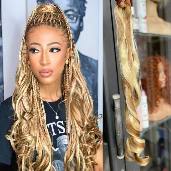 French Curly braid