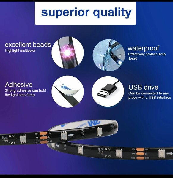 TV USB LED AVEC TELECOMMANDE