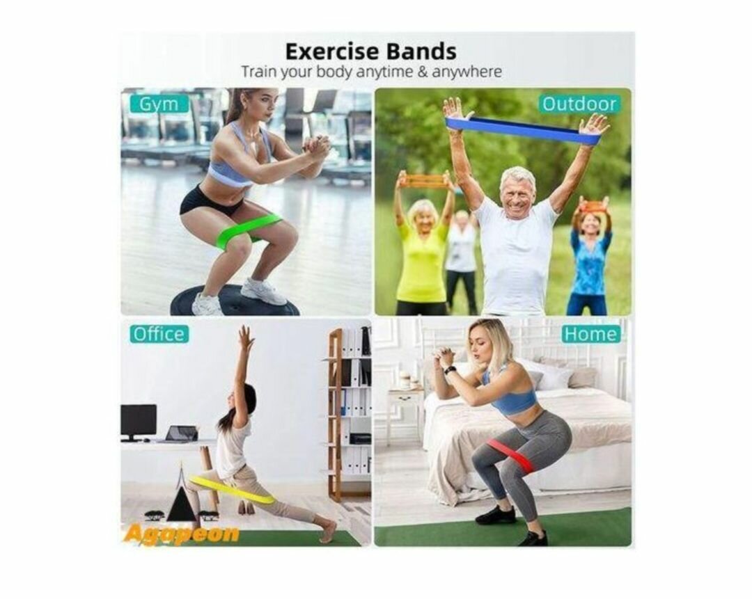 Bandes de résistance fitness en latex