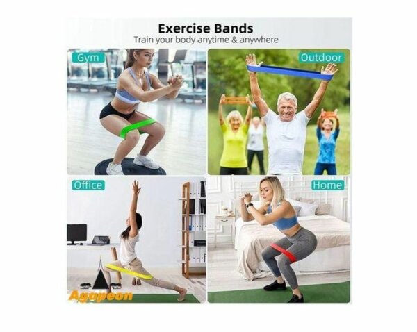 Bandes de résistance fitness en latex