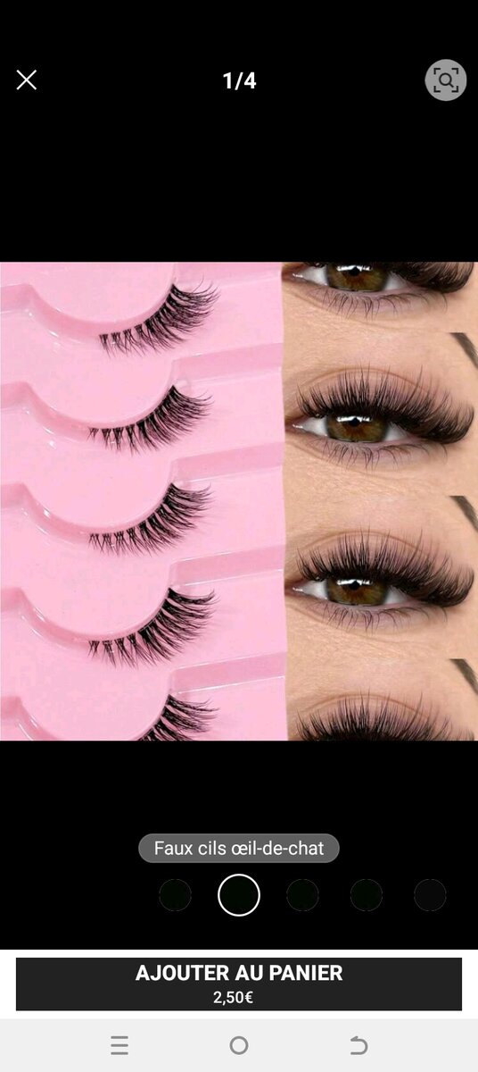 Cils Magnétiques Effet Naturel