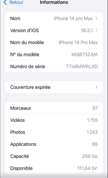 iPhone 14 Pro Max 256GB