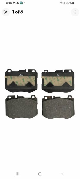 Benz C-class front brake pad